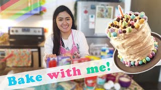 Bake With Me: Easter Rainbow Cake