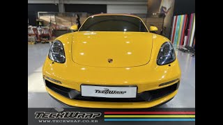 [Porsche 718 Boxster GTS] Sunflower Yellow (CG12-HD)