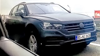 All new Touareg 2018? Exclusive test in Russia, Moscow