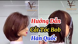 Hướng Dẫn Cắt Tóc Bob Hàn Quốc,Đăng Ký Kênh ( Học Nghề Tóc ) Để Xem Nhiều Video Hơn