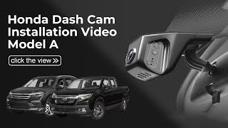 Mangoal dash cam Installation Video Honda  model A