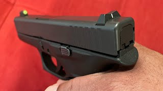 Glock 42 Upgrades Part 1: XS Big Dot tritium sights unboxing & review