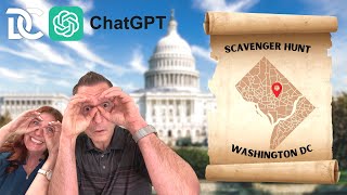 Chat Gpt scavenger Hunt in Washington DC #emptynester #travel #chatgpt #washingtondc