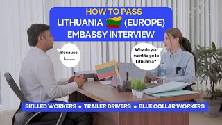 How To Pass Embassy Interview? #lithuaniajob #workvisa