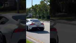 Best Wide Body Supra Loud Acceleration + Turbo Sounds