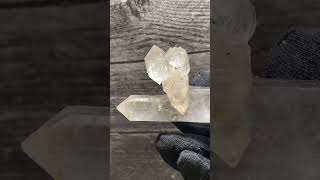 Wonderful Crystal Quartz Double Termination With Penetrating Multi-Point Scepter