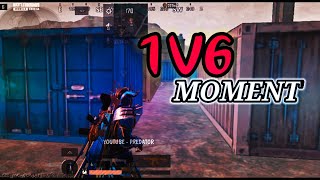 Every PUBG PLAYER Should Watch This 1v6 CLUTCH! - PUBG MOBILE | PREDATOR GAMING