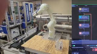 A first run of the Kawasaki RS007L running Ready Robotics Forge/OS