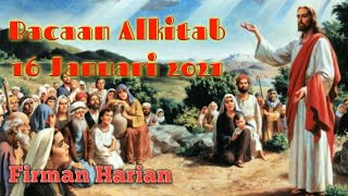 Bacaan Alkitab 16 Januari 2021 | Firman Harian