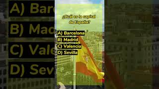 ¿Cuál es la capital de España? #shorts #preguntas #culturageneral