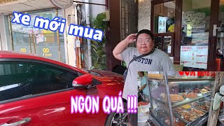 A Mập khoe xe màu đỏ, cả nhóm đi ăn quán cơm tấm lâu đời siêu ngon .