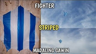 PAANO GUMAWA NG SARANGGOLA - STRIPED FIGHTER - simple lang