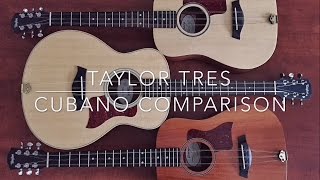 Taylor Tres Cubano Comparison | Cuban Tres | Baby Taylor | GS Mini