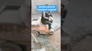 Amazing Technology and Machines | Useful carts to transport cement‼️‼️‼️you had already seen them❓❓