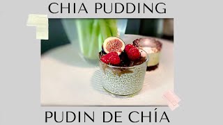 Almond chia pudding  // Pudín de almendra y chía