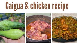 Barela ( chuchhe karela) & chicken recipe /simple chicken curry //​⁠￼@KanchhiKitchen