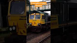 Freightliner 66568 Passing Trimley station 3/4/24 #trimley #class66 #railway #freightliner #train