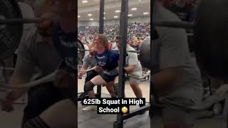 Brayden Bromonsky 625lb Squat in the 132lb Weight Class 😳