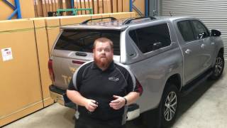 Toyota Hilux Canopy | ELITE canopy | PJ's 4x4 accessories