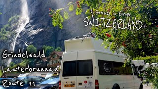 Grindelwald, Lauterbrunnan, Switzerland !!!! A summer in Europe #vanlife pt.9