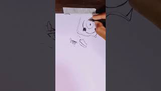 Drawing Obito - Naruto #drawing #satisfying #shorts