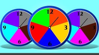 Colors for Kids | Colorful Clock | Children Video