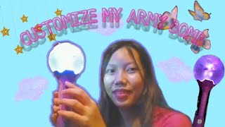 #Bts #Armybomb #DIY BTS(방탄소년단) "ARMY BOMB CUSTOMIZE DIY easy way ☺️☺️"