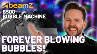 This Is What Your Next Garden Party Needs! BeamZ B500 Bubble Machine