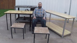 Homemade Tables From Scrap Steel