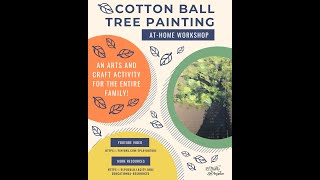 El Pueblo At-Home Arts & Crafts: Cotton Ball Tree Painting