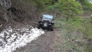 May. 2015 Offroad Tour Jeep Wrangler Toyota FJ Cruiser Yamaha Serow富山林道ツアー ジープJK TJ FJ クルーザー セロー