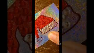 let's diamond paint this Santa hat together! #diamondpainting #satisfying #shorts #christmas #cute