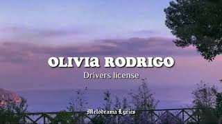 Olivia Rodrigo - Drivers license (Lyrics)