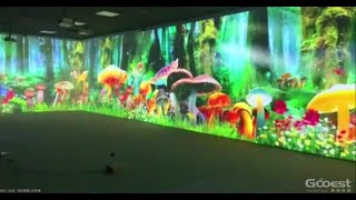 Immersive Experience Digital Art Works by Gooest Tech --Immersive Interactive  Dining 1