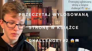 PRZECZYTAJ WYLOSOWANĄ STRONĘ W KSIĄŻCE CHALLENGE! #2 😱📖