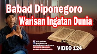 RAHASIA SEJARAH DIPONEGORO TERSIMPAN DI BUKU INI | RESTORASI BUKU KUNO PUSAKA WARISAN INGATAN DUNIA