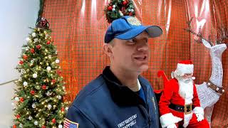 Santa at the fire department