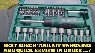 BEST BOSCH UNIVERSAL TOOLKIT UNBOXING AND QUICK REVIEW | BOSCH TOOLKIT UNBOXING | @rkcreations03