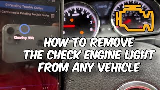 How To Reset The Check Engine Light From ANY Vehicle