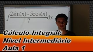 Cálculo Integral -  Integral Nível Intermediário  - Aula 1