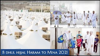 Hajj 2021 | mina 2021 | hajj vlog 2021 | Going for hajj from Masjid Al Haram to MINA | Hajj 1442