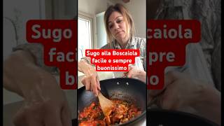 Sugo alla Boscaiola Facile e Sempre Buonissimo #shorts #funghi