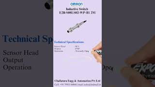 Omron Inductive Switch: E2B-S08LS02-WP-B1 2M | +91 79955 44066#shorts