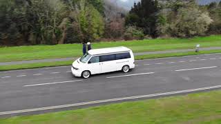 Vw T4 Drone footage