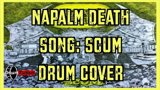 Napalm Death - Scum - Drum Cover #drumcover #drummer #metalmusic #metalhead #musician #napalmdeath