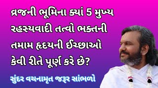 વ્રજની ભૂમિના 5 મુખ્ય રહસ્યવાદી તત્વો ભક્તની બધી ઈચ્છાઓ કેવી રીતે પૂર્ણ કરે છે? | Pushtimarg TV