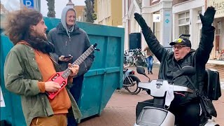 Street Performer bringing Good Energy to the Streets - Borja Catanesi