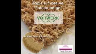 Tapis sur mesure beige Fabula de Vorwerk par Tapis Chic