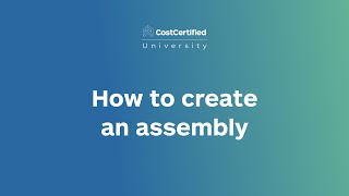 How to create an assembly