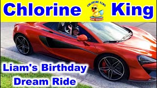 Making a Kids Dream Come True on His 8th Birthday With a Ride in My Mclaren 570s Spider SuperCar